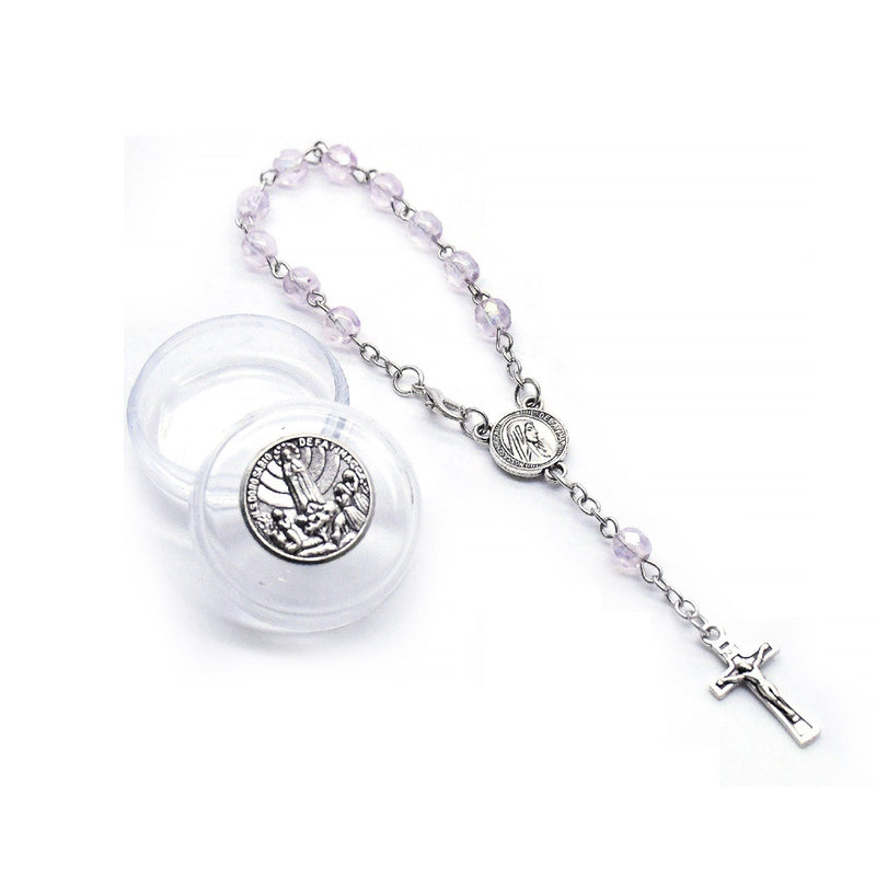 Fatima Crystal Rosary Bracelet