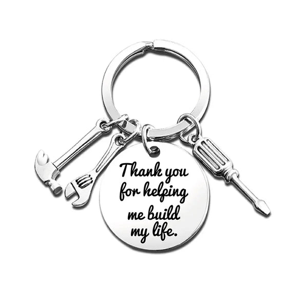 KEYCHAIN "IF DAD CAN'T FIX IT" DAD TOOLS FATHER'S DAY GIFT - BGCOPPER