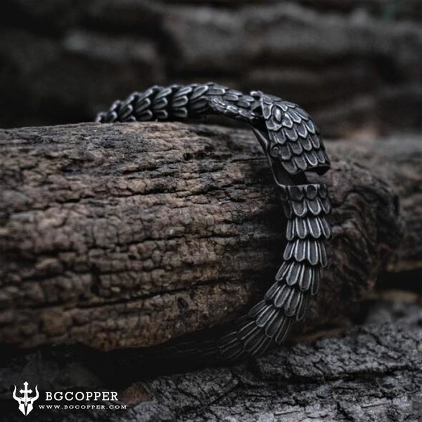 World Serpent Jormungdandr Snake Bracelet - BGCOPPER