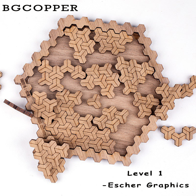 Bgcopper Mind Bending Octagonal Fractal Puzzle
