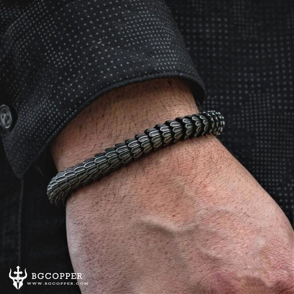 World Serpent Jormungdandr Snake Bracelet - BGCOPPER