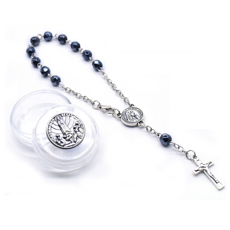 Fatima Crystal Rosary Bracelet