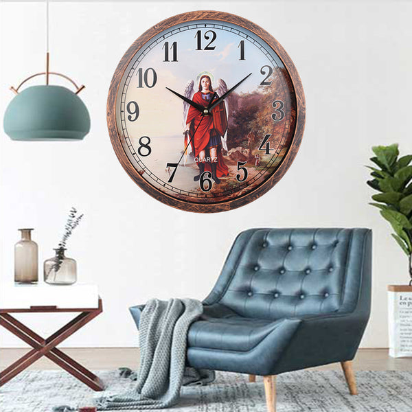 Archangel Michael Wall Clock