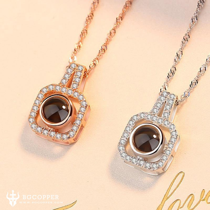 100 Languages "I Love You" Necklace - BGCOPPER