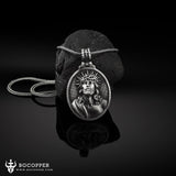 Crucifix Jesus Crown Of Thorns Pendant Necklace - BGCOPPER