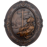 Jesus Agony in the Garden Wood Carving, Home Wall Religious Pendant Decoration