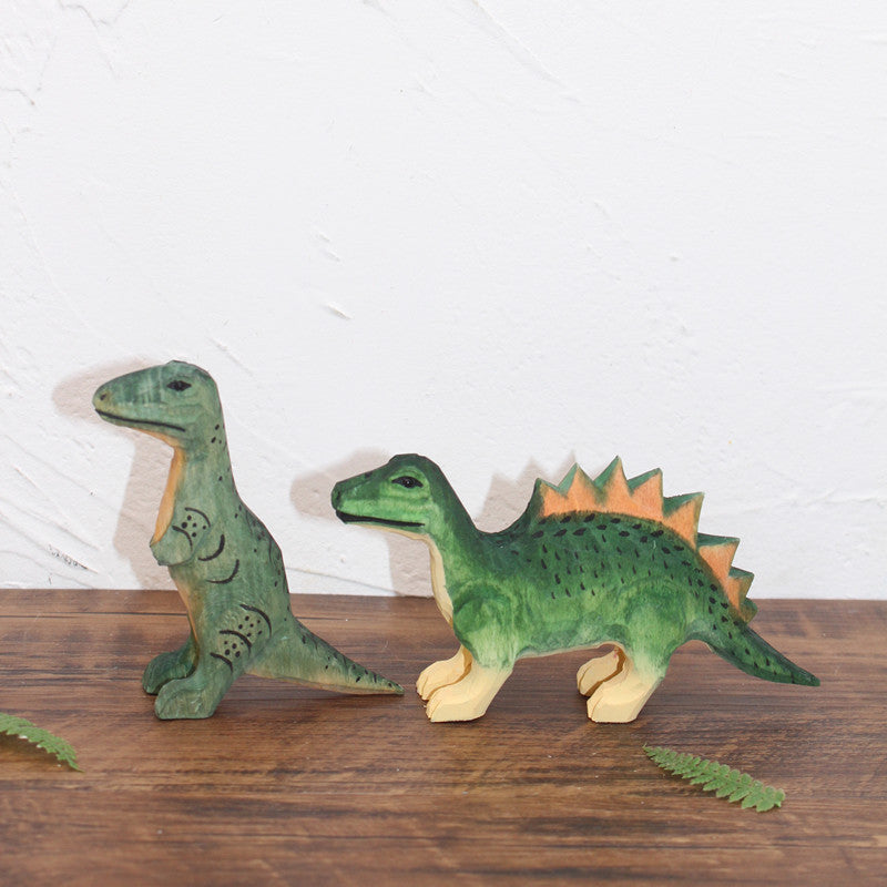 Basswood Hand-carved Dinosaur Ornaments