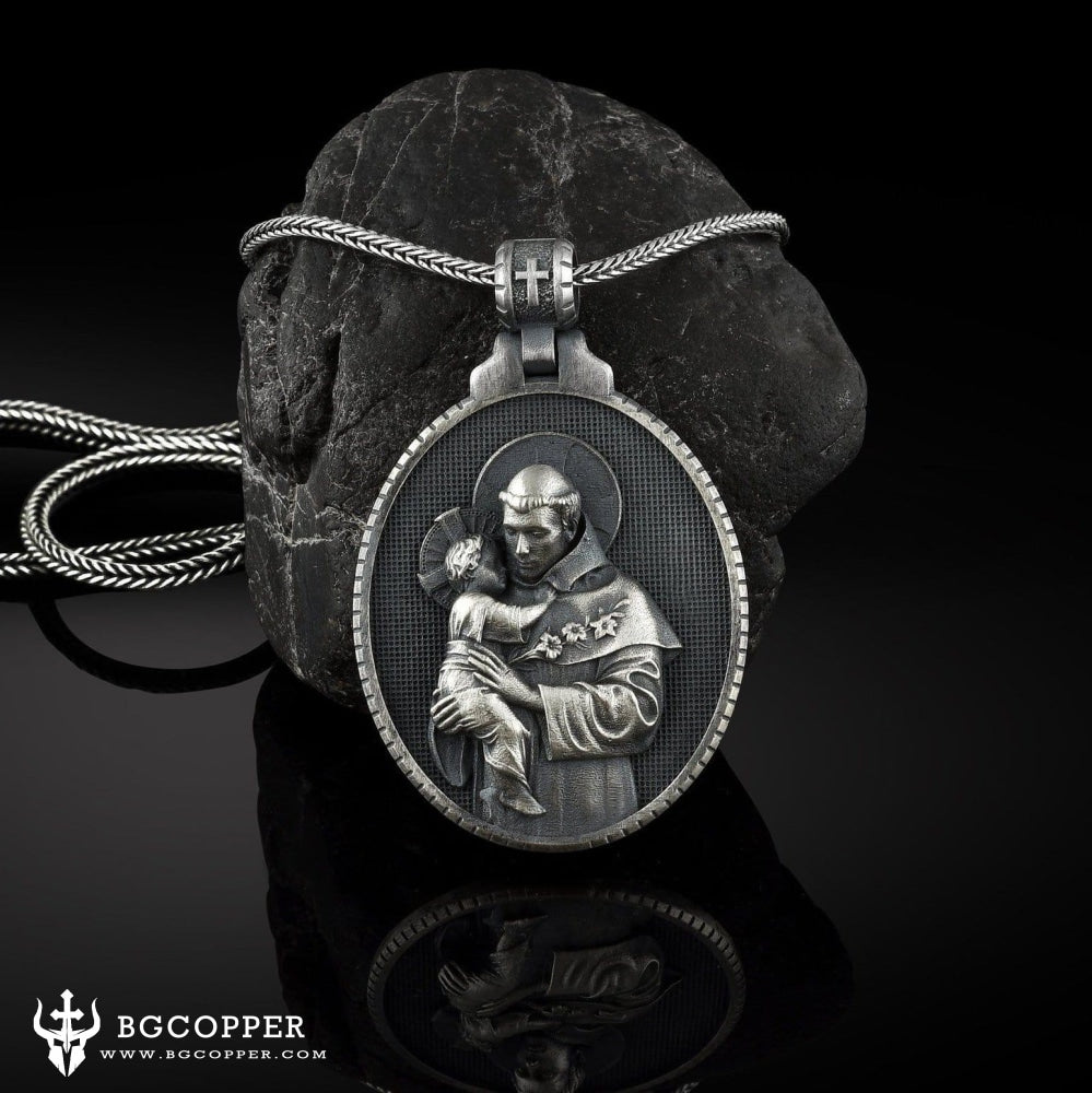 St. Anthony of Padua Necklace/The patron saint of lost and stolen arti –  BGCOPPER