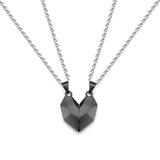 2 Pcs New Creative Wish Stone Magnet Necklaces For BFFs Couples - BGCOPPER