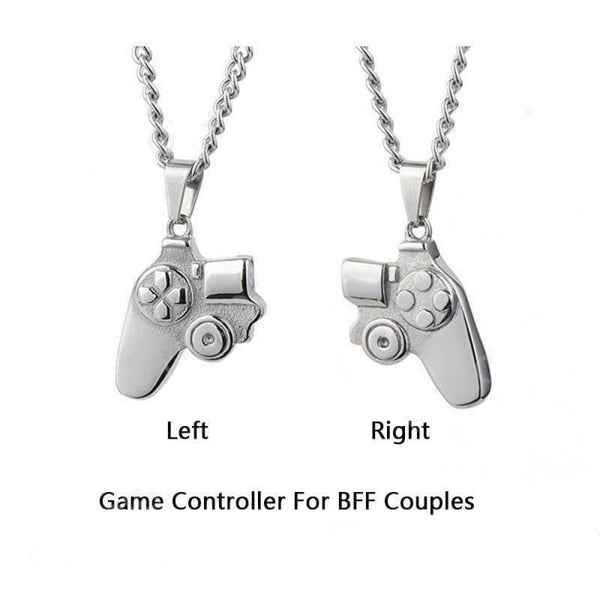Attract Game controller Matching Necklaces For Couples In Titanium(2 pcs a set) - BGCOPPER