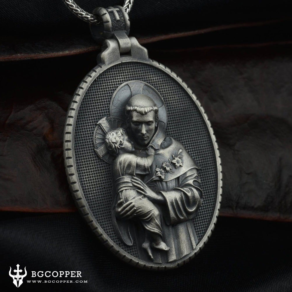 St. Anthony of Padua Necklace/The patron saint of lost and stolen arti –  BGCOPPER