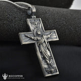 The Crucifixion of Jesus Christ  Cross Necklace - BGCOPPER