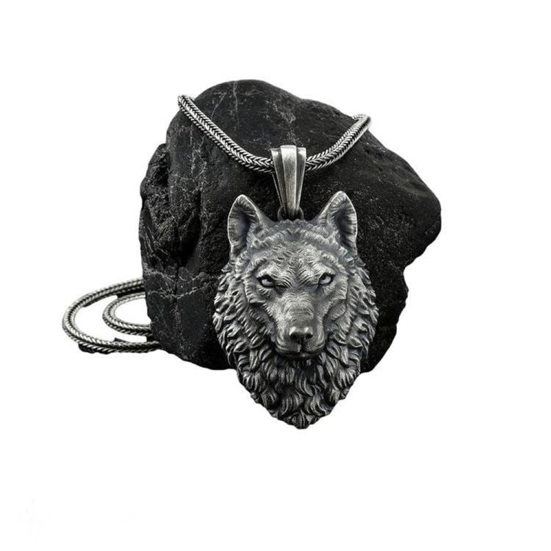 Pure Tin Wild Wolf Necklace - BGCOPPER