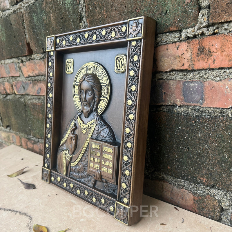 Christ Pantocrator Wood Carving
