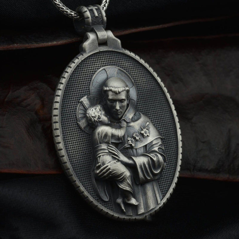 St. Anthony of Padua Necklace/The patron saint of lost and stolen articles,sailors,fisherm,travelers and vacationersen,