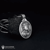 Crucifix Jesus Crown Of Thorns Pendant Necklace - BGCOPPER