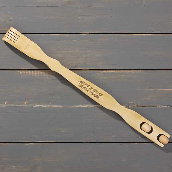 We've Got Your Back Dad! Personalized Bamboo Back Scratcher