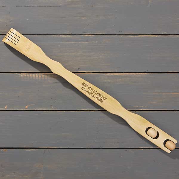 We've Got Your Back Dad! Personalized Bamboo Back Scratcher