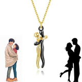 Hug Necklace-The Tale of Two Lovers Necklace