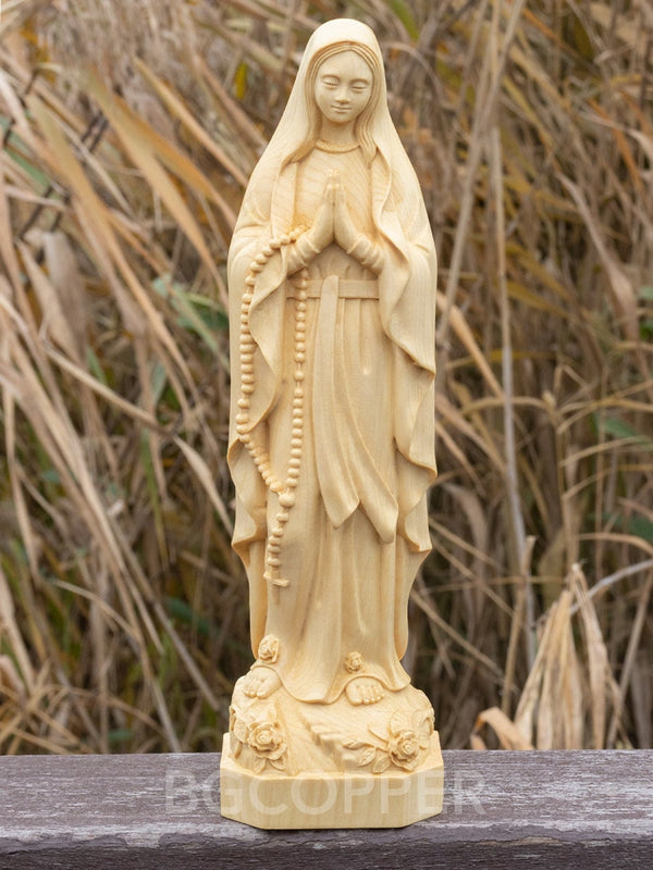Southern European boxwood  Statue of Our Lady of Lourdes