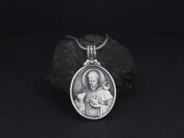 St Francis Of Assisi Necklace,the patron saint of animals