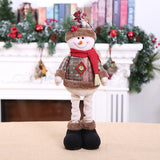 Household Christmas Decoration， Dolls Santa Claus Elk Snowman Window Decoration - BGCOPPER