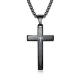 The Lord's Prayer Cross Necklace - BGCOPPER