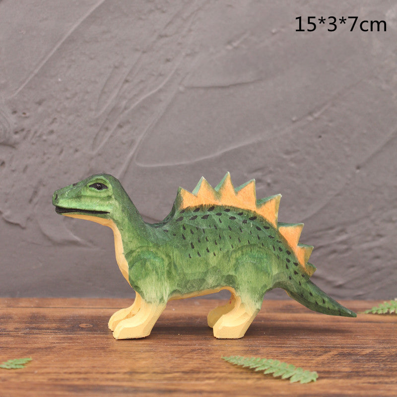 Basswood Hand-carved Dinosaur Ornaments