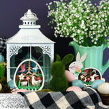 WOODEN EASTER DECOR LED LIGHT