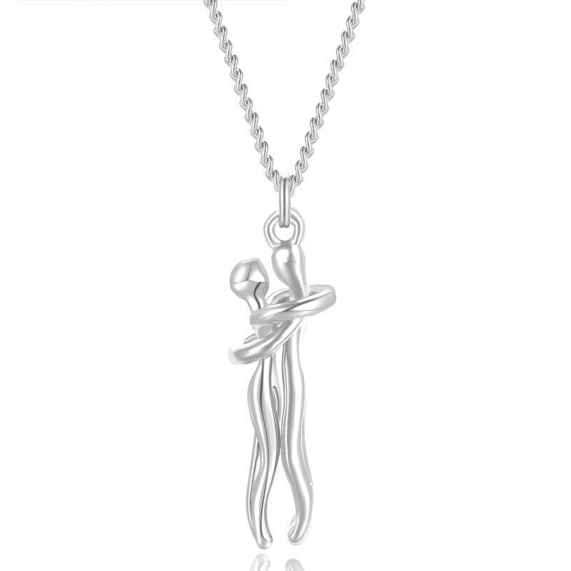 Hug Necklace-The Tale of Two Lovers Necklace