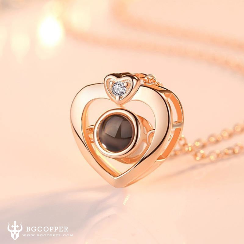 100 Languages "I Love You" Necklace - BGCOPPER