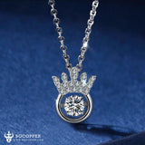 S925 Crown Dance Necklace - BGCOPPER