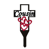 Bgcopper Cemetery Memorial Cross Stake for Parents