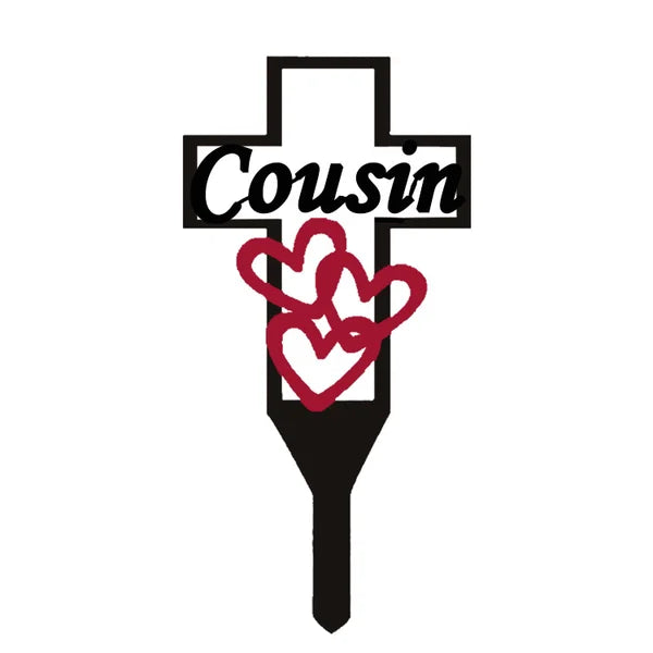 Bgcopper Cemetery Memorial Cross Stake for Parents