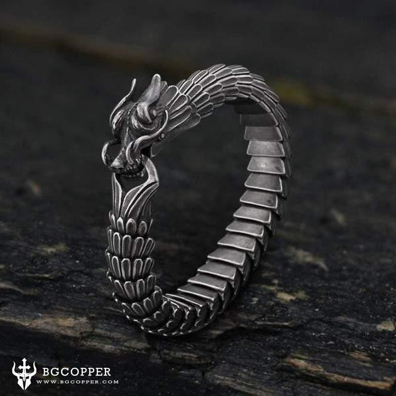 DRAGON SCALE STAINLESS STEEL BRACELET - BGCOPPER