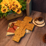 16"Wood Crucifix Christianity Jesus