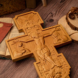 16"Wood Crucifix Christianity Jesus