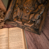 Orthodox Icon Holy Trinity  wooden carving gift