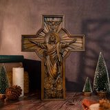 BGCOPPER Himmelfahrt Jesu Holzschnitzerei Kreuz-Die besten Geschenke für Ostern