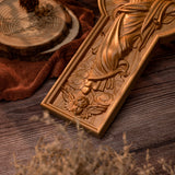BGCOPPER Himmelfahrt Jesu Holzschnitzerei Kreuz-Die besten Geschenke für Ostern