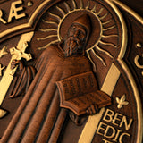 St. Benedict's Exorcism Medal Christian Exorcism Plaque - Wall Decor