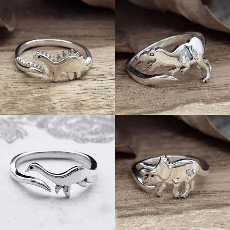 🎁Early Christmas Sale--30% Off🎄💘Adjustable Cute Dinosaur Ring