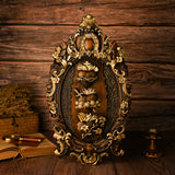 Three Sacred Hearts of the Holy Family Wall Hanging Art work Personalized Religious Gift wooden decor