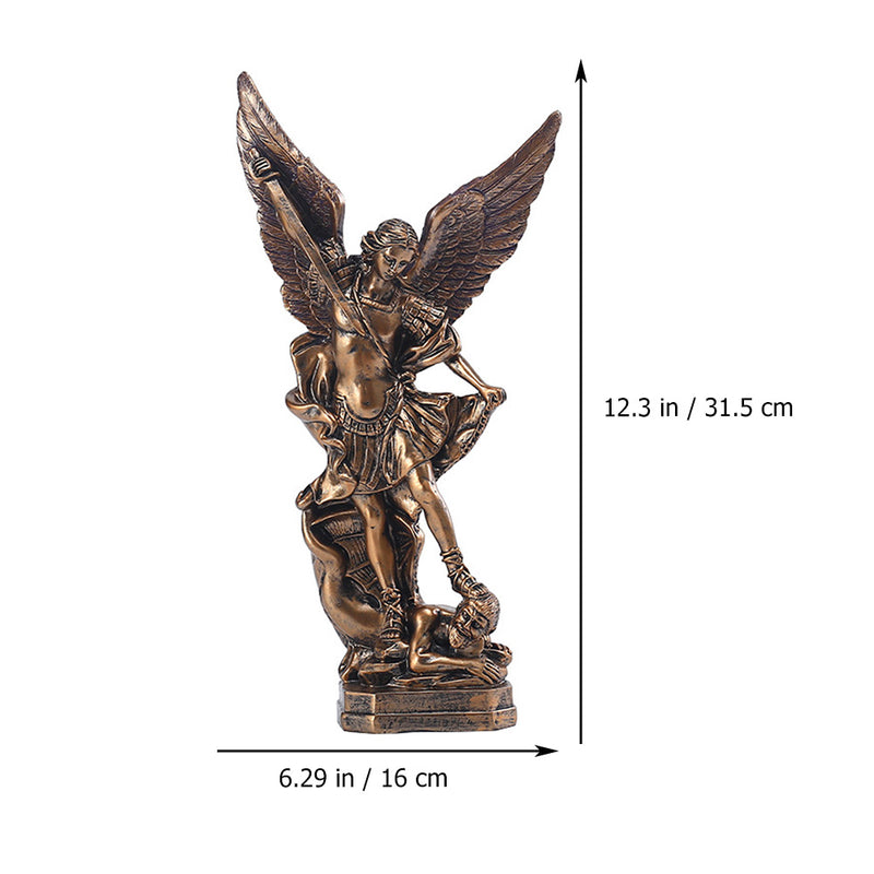 Archangel Michael 3D statue decoration