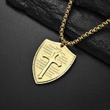Faith of God Shield Cross Necklace