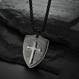 Faith of God Shield Cross Necklace