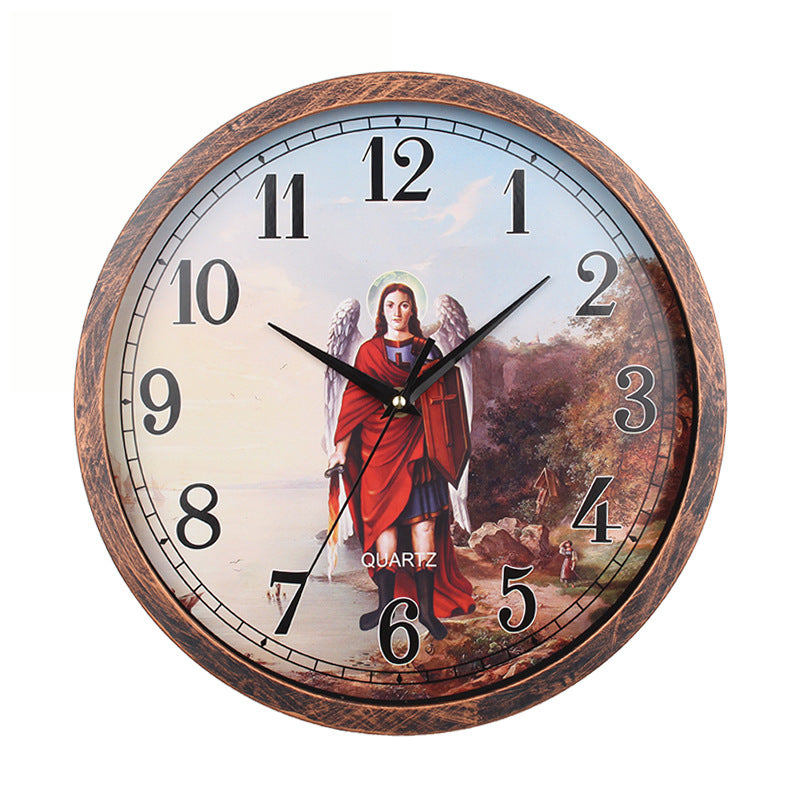 Archangel Michael Wall Clock