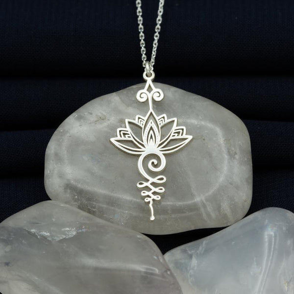 Unalome Lotus Necklace - BGCOPPER