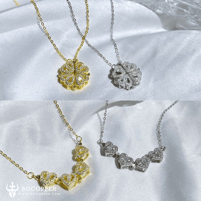 Clover Hearts Expanding Necklace – BelleattheBall