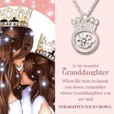 To My Granddaughter👧  | S925 Straighten Your Crown Necklace💕